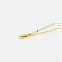 Fashion Letter I Gold Plated Copper 26 Letter Necklace