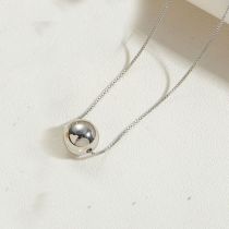 Fashion Small Ball (silver) Gold Plated Copper Ball Necklace
