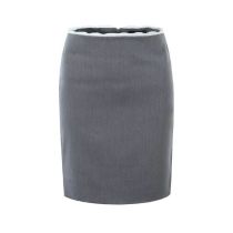 Fashion Light Gray Polyester Lace Skirt
