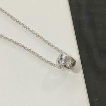 Fashion Silver Copper Diamond Pattern Geometric Necklace