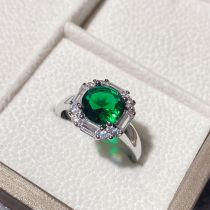 Fashion 10# Copper Diamond Geometric Ring