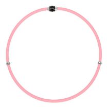 Fashion Black Magnet Pink Silicone Round Collar