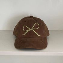 Fashion Brown Acrylic Embroidered Baseball Cap