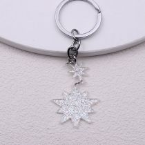 Fashion White Star-keychain Acrylic Star Keychain