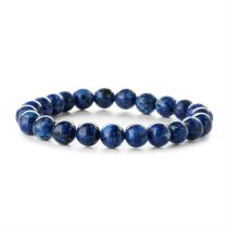 Fashion Lapis Lazuli Geometric Agate Beaded Men's Bracelet