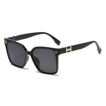 Fashion Black Frame Black Gray C1 Pc Square Large Frame Sunglasses