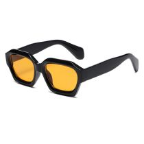 Fashion Black Frame Porn C5 Pc Square Large Frame Sunglasses