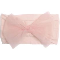 Fashion Light Pink Nylon Mesh Bow Children's Headband