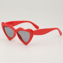 Fashion Red Frame Ac Heart Sunglasses