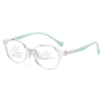 Fashion White Frame Silicone Children's Round Glasses Frames