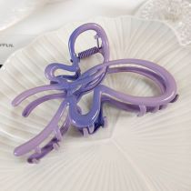 Fashion E Purple Gradient Alloy Gradient Butterfly Hollow Gripper