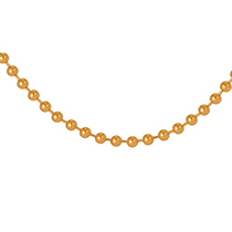 Fashion Golden 1 Copper Bead Necklace