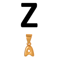 Fashion Z Copper 26 Letter Pendant Accessories