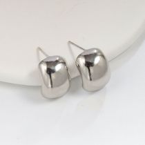 Fashion 39# Copper Geometric Stud Earrings