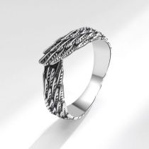 Fashion Thai Silver (men's Style) Copper Wings Ring