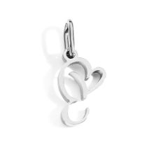 Fashion E-stainless Steel Color Stainless Steel 26 Letter Pendant