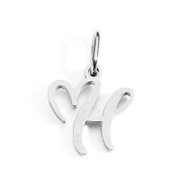 Fashion H-stainless Steel Color Stainless Steel 26 Letter Pendant