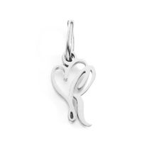 Fashion R-stainless Steel Color Stainless Steel 26 Letter Pendant