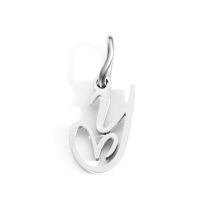 Fashion Y-stainless Steel Color Stainless Steel 26 Letter Pendant