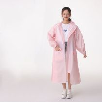 Fashion Pink Edge Eva Double Brim Adult Raincoat