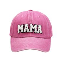 Fashion Pink Mama-washed Adult Baseball Cap Letter Embroidered Baseball Cap