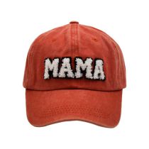 Fashion Orange-mama Baseball Cap Letter Embroidered Baseball Cap