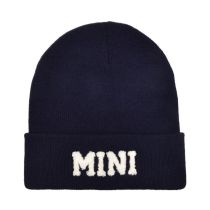 Fashion Navy Blue-mini Knitted Hat Letter Embroidered Children's Woolen Hat