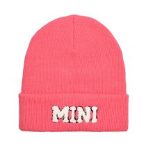 Fashion Sunset Red-mini Knitted Hat Letter Embroidered Children's Woolen Hat
