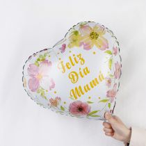 Fashion 50* Spanish Mother’s Day Love Flowers Pink And White Letter Latex Love Balloons