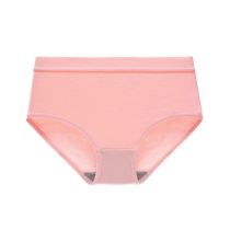 Fashion Pink Beans Polyester Mid-rise Seamless Underwear