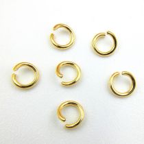 Fashion 0.7*3.5-gold Stainless Steel Geometric Diy Connection Opening Ring
