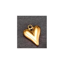 Fashion Pointed Love-a Pendant Titanium Steel Gold-plated Love Pendant