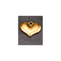 Fashion A Heart With A Hole - A Pendant Titanium Steel Gold-plated Love Pendant