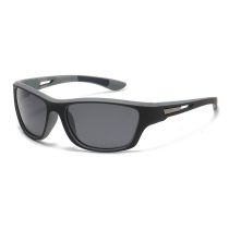 Fashion Upper Gray And Lower Black Gray Film C2 Pc Small Frame Sunglasses