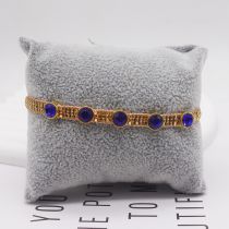 Fashion 30# Rice Beads Woven Round Zirconium Bracelet