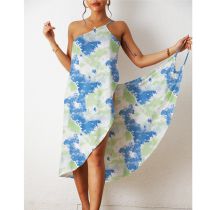 Fashion 10# Polyester Printed Swimsuit Overskirt