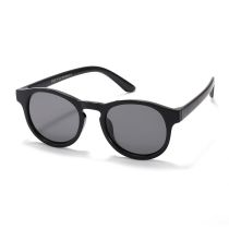 Fashion All Glossy Black C11 Tac Round Children's Sunglasses