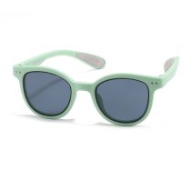 Fashion Green Grass [pc Film] Children's Large Frame Sunglasses