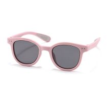 Fashion Rose Pink [tac Polarizer] Children's Large Frame Sunglasses