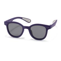 Fashion Grape Purple [tac Polarizer] Children's Large Frame Sunglasses