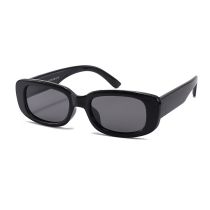 Fashion Bright Black Frame-c11 Children's Square Small Frame Sunglasses