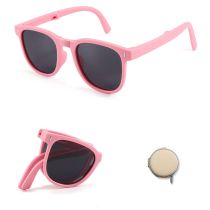 Fashion Matte Powder C22 Children's Folding Square Sunglasses