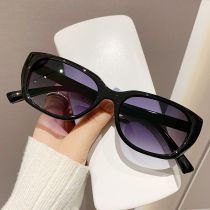 Fashion Black Frame Fade To Gray Film Pc Small Frame Sunglasses