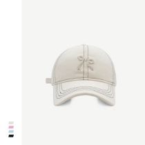 Fashion Off White Bow Embroidered Baseball Cap