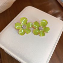 Fashion 53#flowers Metal Flower Earrings