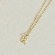 Fashion R Copper 26 Letter Necklace