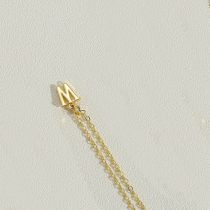 Fashion W Copper 26 Letter Necklace