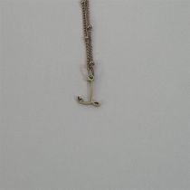 Fashion L Stainless Steel 26 Letter Necklace