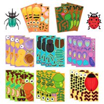 Fashion 8 Sets 8 Sets Of Cartoon Insect Graffiti Waterproof Stickers