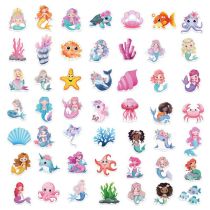 Fashion Sticker 50 Little Mermaid Graffiti Waterproof Stickers